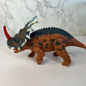 Kid Galaxy‎ Styracosaurus Dinosaur Toy Sounds Eyes Light Up Articulated Legs